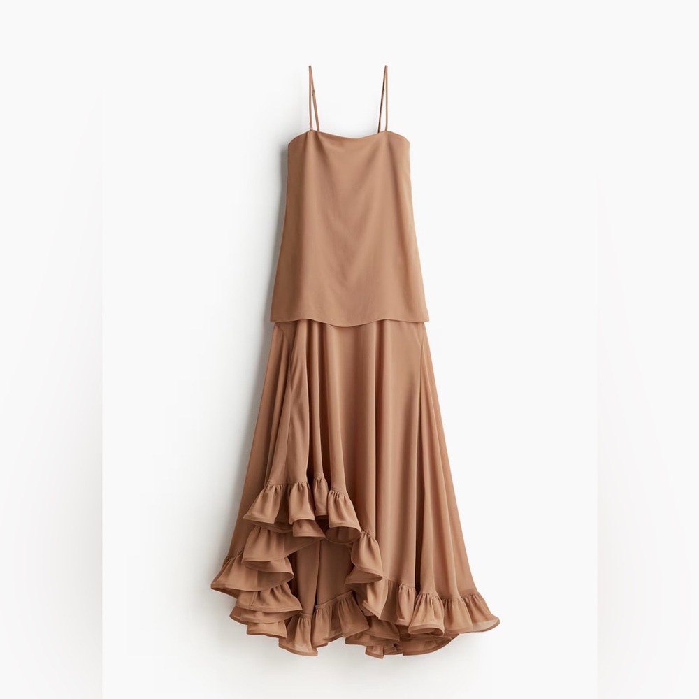 H&M Edition Voluminous Bandeau Maxi Dress NWT Medium 6/8